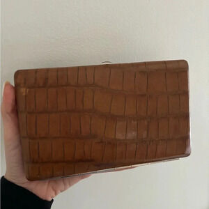 Abas Brown Cache Wallet in  Italian Calf Leather